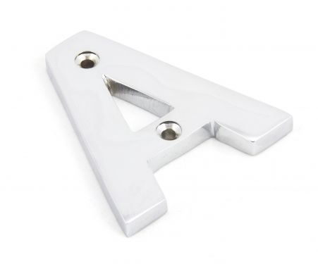 Click Here To Enlarge This Photo Of 83802A From The Anvil Polished Chrome Letter A
