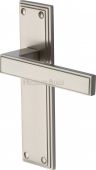 ATL5710-SN Heritage Brass Door Handle Lever Latch Atlantis Design Satin Nickel Finish