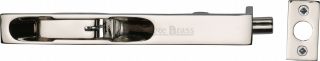 C1680 6-PNF Heritage Brass Lever Action Flush Bolt 6" x .¾" Polished Nickel Finish