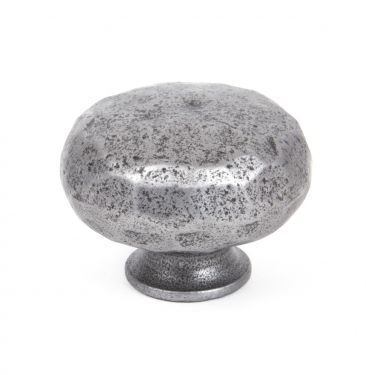 Click Here To Enlarge This Photo Of 33359 From The Anvil Natural Smooth Hammered Knob - Large