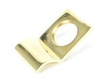 90283 From The Anvil Polished Brass Rim Cylinder Pull