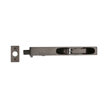 Click Here To Enlarge This Photo Of C1680 8-MB Heritage Brass Lever Action Flush Bolt 8" x .¾" Matt Bronze Finish