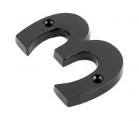 83703 From The Anvil Black Numeral 3
