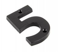 83705 From The Anvil Black Numeral 5