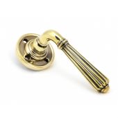 45309 From the Anvil Aged Brass Hinton Lever on Rose Set
