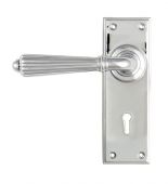 45316 From the Anvil Polished Chrome Hinton Lever Lock Set