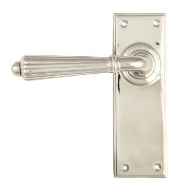 Click Here To Enlarge This Photo Of 45323 From the Anvil Polished Nickel Hinton Lever Latch Set