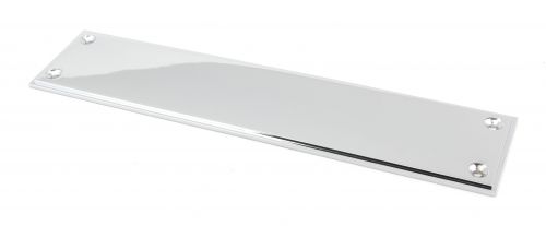 Click Here To Enlarge This Photo Of 45390 From the Anvil Polished Chrome 300x65mm Art Deco Fingerplate