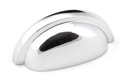 45407 From the Anvil Polished Chrome Regency Concealed Drawer Pull