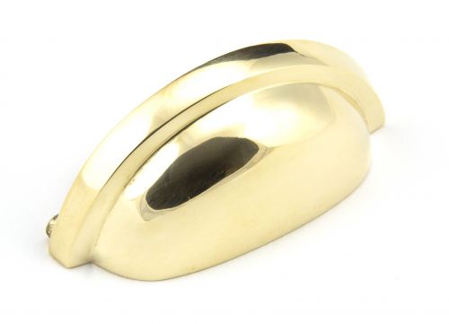 Click Here To Enlarge This Photo Of 45410 From the Anvil Polished Brass Regency Concealed Drawer Pull