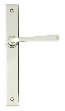 Click Here To Enlarge This Photo Of 45449 From the Anvil Polished Nickel Avon Slimline Lever Latch Set - Screw Centres 242mm