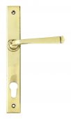 90354 From the Anvil Aged Brass Avon Slimline Lever Espag. Lock Set - 92mm Centres - 212mm Screw Centres