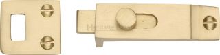 C1686-SB Heritage Brass Slide Bolt Satin Brass Finish