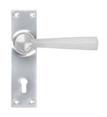 Click Here To Enlarge This Photo Of 91967 From the Anvil Satin Chrome Straight Lever Lock Set