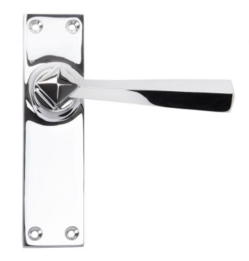 Click Here To Enlarge This Photo Of 91969 From the Anvil Polished Chrome Straight Lever Latch Set