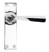 91969 From the Anvil Polished Chrome Straight Lever Latch Set