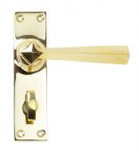 91971 From the Anvil Polished Brass Straight Lever Bathroom Set