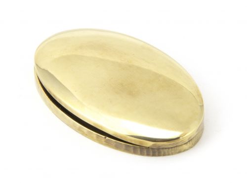 Click Here To Enlarge This Photo Of 91988 From the Anvil Aged Brass Oval Escutcheon & Cover