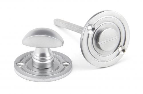 Click Here To Enlarge This Photo Of 91996 From the Anvil Satin Chrome Round Bathroom Thumbturn
