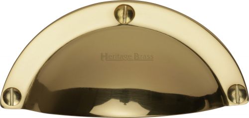 Click Here To Enlarge This Photo Of C1700-PB Heritage Brass Drawer Traditional Design Polished Brass Finish