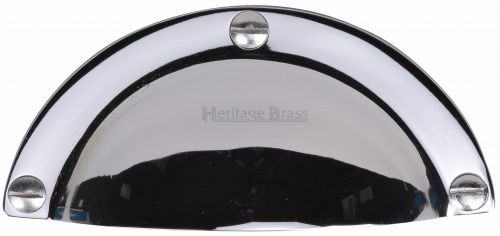 Click Here To Enlarge This Photo Of C1700-PC Heritage Brass Drawer Traditional Design Polished Chrome Finish
