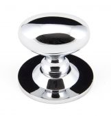 92033 From the Anvil Polished Chrome 40mm Oval Cabinet Knob