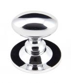 92034 From the Anvil Polished Chrome 33mm Oval Cabinet Knob