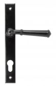 92061 From the Anvil Black Regency Slimline Lever Espag Lock Set - 92mm Centres - 212mm Screw Centres