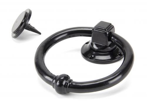 Click Here To Enlarge This Photo Of 92076 From the Anvil Black Regency Door Knocker