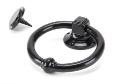 92076 From the Anvil Black Regency Door Knocker