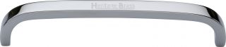 C1800 152-PC Heritage Brass Cabinet Pull D Shaped 152mm ctc Polished Chrome Finish