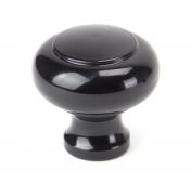 92101 From the Anvil Black Regency Cupboard Knob - Large