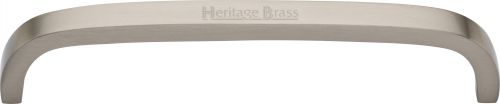 Click Here To Enlarge This Photo Of C1800 152-SN Heritage Brass Cabinet Pull D Shaped 152mm ctc Satin Nickel Finish