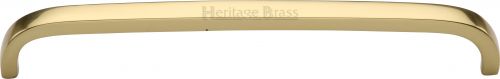 Click Here To Enlarge This Photo Of C1800 203-PB Heritage Brass Cabinet Pull D Shaped 203mm ctc Polished Brass Finish