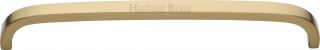 C1800 203-SB Heritage Brass Cabinet Pull D Shaped 203mm ctc Satin Brass Finish