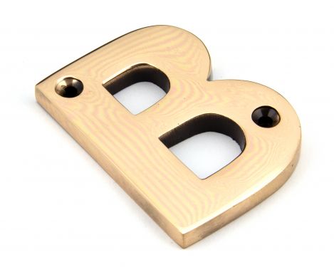 Click Here To Enlarge This Photo Of 92031B From the Anvil Polished Bronze Letter B