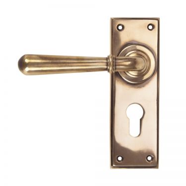 Click Here To Enlarge This Photo Of 91922 From The Anvil Polished Bronze Newbury Lever Euro Set
