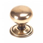 91949 From The Anvil Polished Bronze Mushroom Cabinet Knob - Large