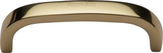 C1800 89-PB Heritage Brass Cabinet Pull D Shaped 89mm ctc Polished Brass Finish