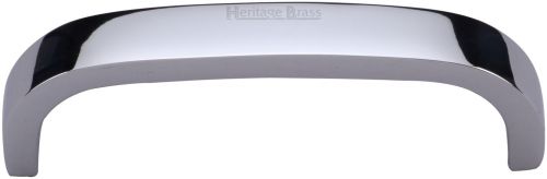 Click Here To Enlarge This Photo Of C1800 89-PC Heritage Brass Cabinet Pull D Shaped 89mm ctc Polished Chrome Finish