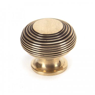 Click Here To Enlarge This Photo Of 91947 From The Anvil Polished Bronze Beehive Cabinet Knob - Large