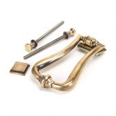 91945 From The Anvil Polished Bronze Slimline Art Deco Door Knocker