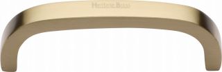C1800 89-SB Heritage Brass Cabinet Pull D Shaped 89mm ctc Satin Brass Finish