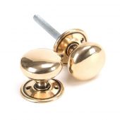 91925 From The Anvil Polished Bronze Mushroom Mortice/Rim Knob Set