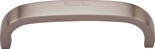Click Here To Enlarge This Photo Of C1800 89-SN Heritage Brass Cabinet Pull D Shaped 89mm ctc Satin Nickel Finish