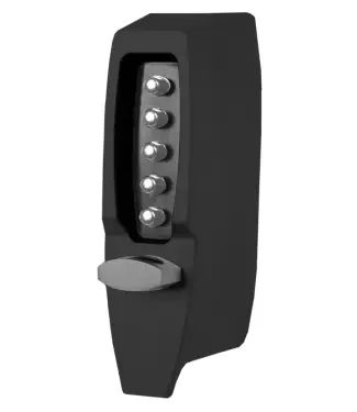 Click Here To Enlarge This Photo Of L5898 - DORMAKABA 7100 Series 7106 Digital Lock Rim Deadlatch - Black