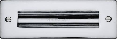 Click Here To Enlarge This Photo Of C1820 6-PC Heritage Brass Flush Pull Handle 6" Polished Chrome Finish