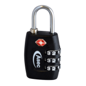 AS2555 - ASEC TSA Combination Padlock 30mm KD