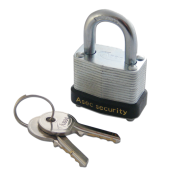 AS2537 - ASEC 787 & 797 Open Shackle Laminated Padlock 30mm KD