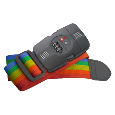 Click Here To Enlarge This Photo Of AS10209 - ASEC TSA Combination Luggage Belt Lock 3 Wheel